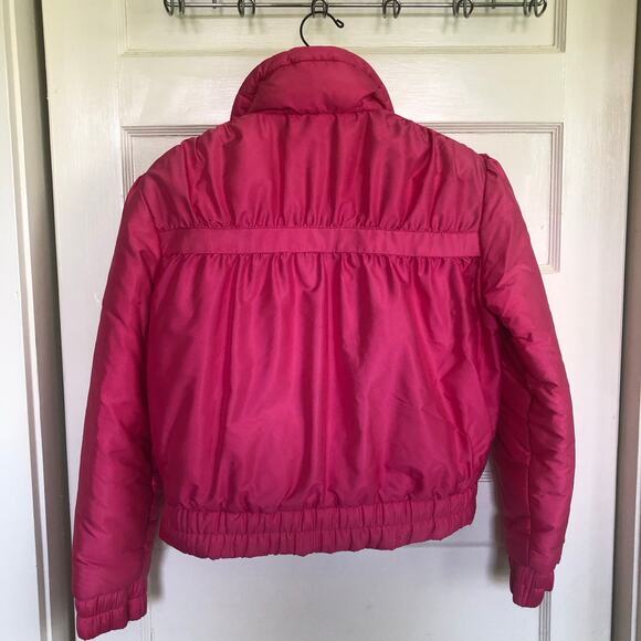 VTG 80s 90s Fera Ski Puffer Jacket Hot Pink Medium Retro Barbiecore Streetwear - Picture 4 of 8